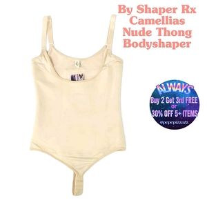 NWT Camellias thong Body shaper Bodysuit nude. Shapewear